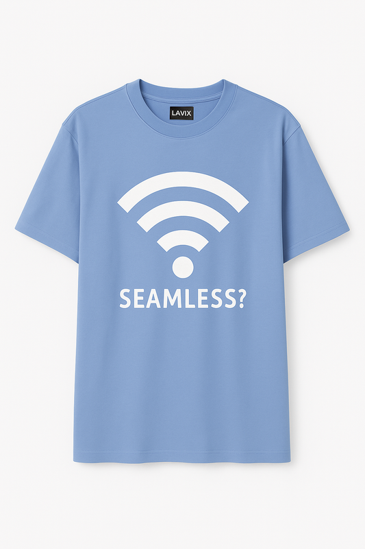 Men’s Oversized “Seamless?” WiFi Graphic T-Shirt