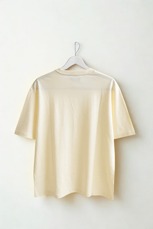 Women’s Minimal Butterfly Chest Print Cotton T-Shirt