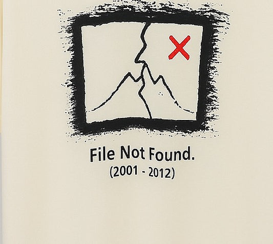 Men’s Oversized “File Not Found” Graphic T-Shirt