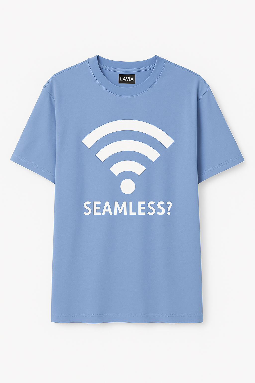 Men’s Oversized “Seamless?” WiFi Graphic T-Shirt