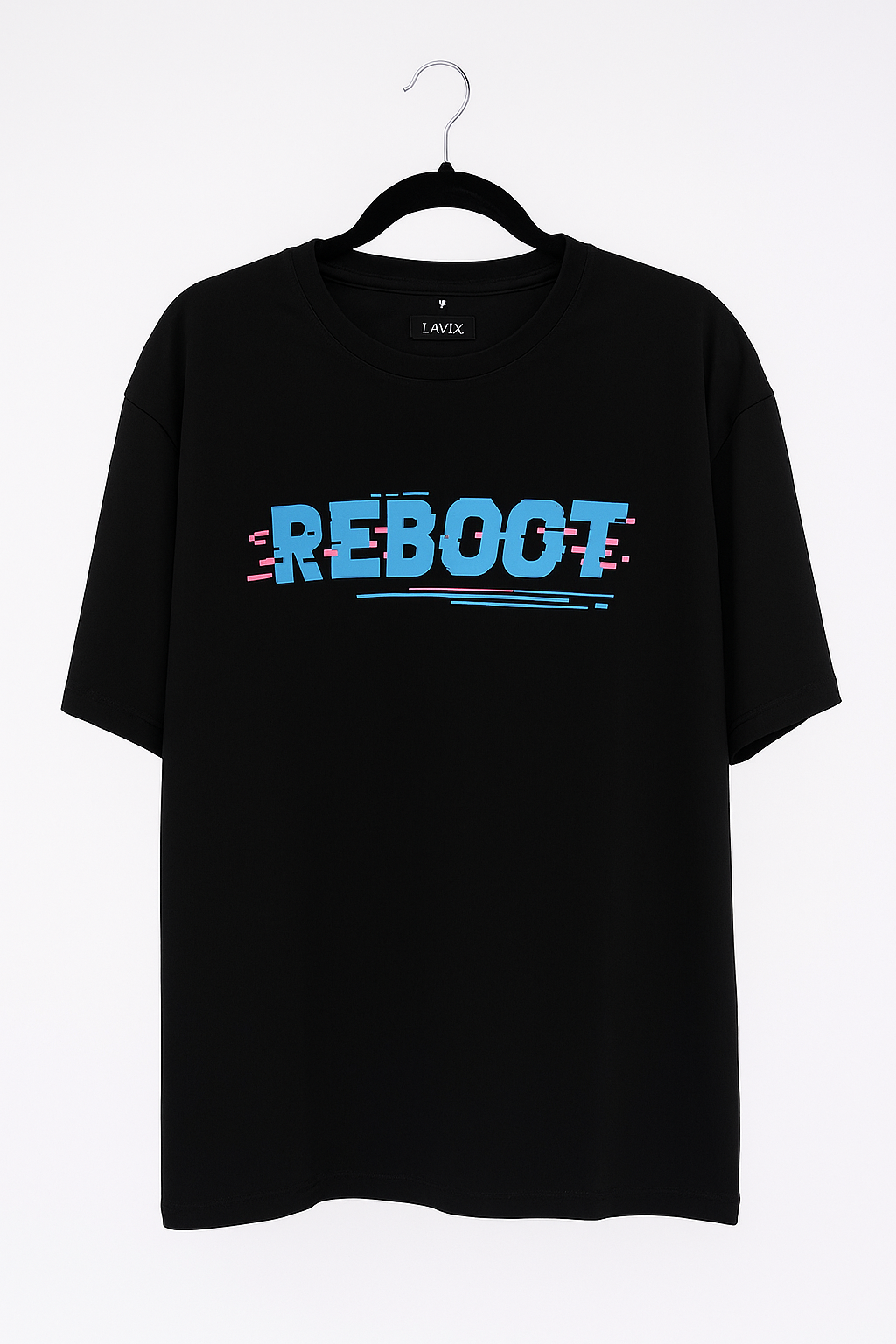 Men REBOOT”  Cotton Oversized T-Shirt